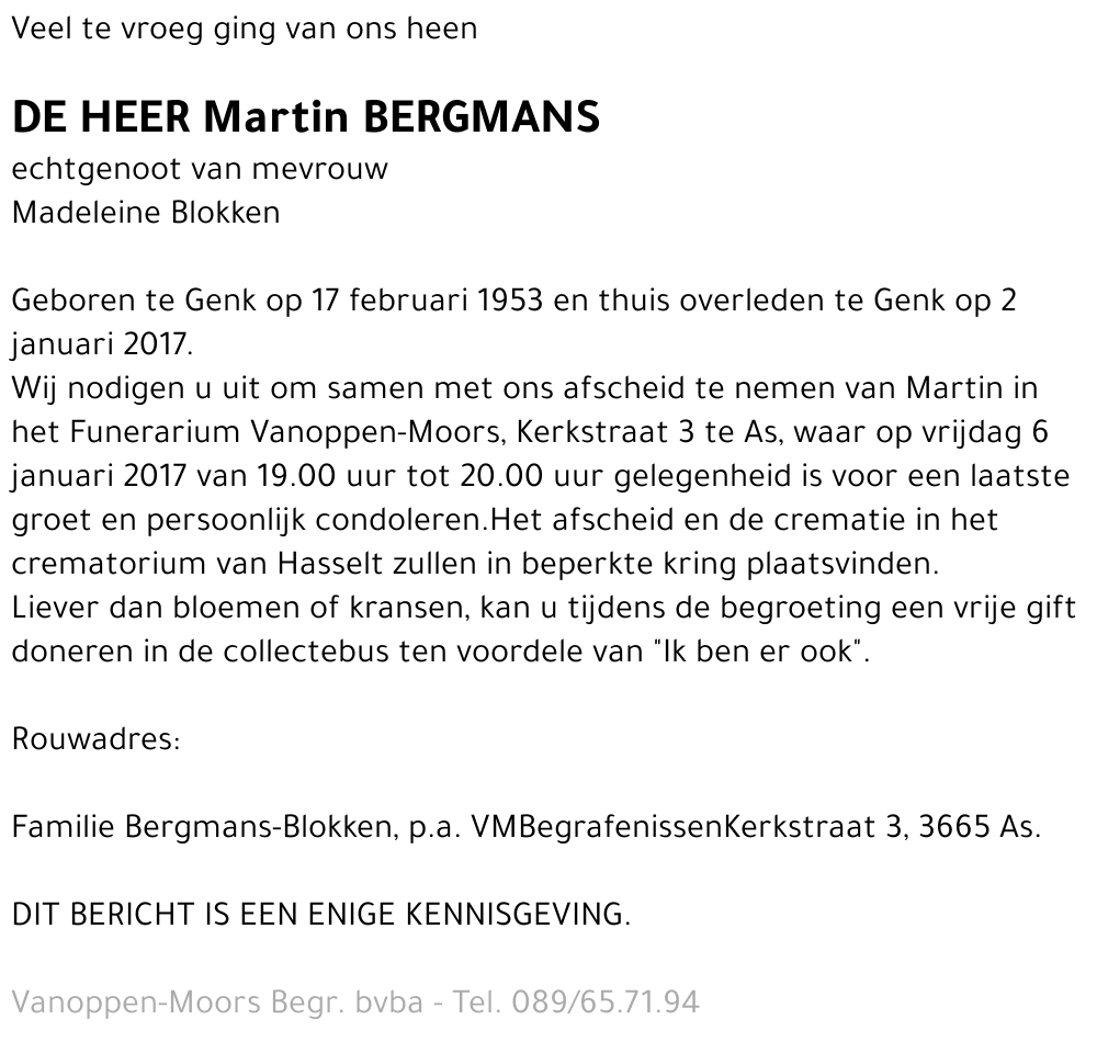 Martin Bergmans