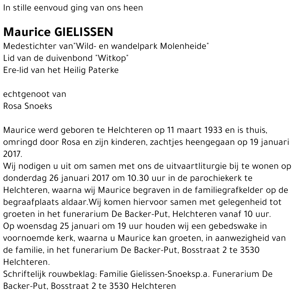 Maurice Gielissen