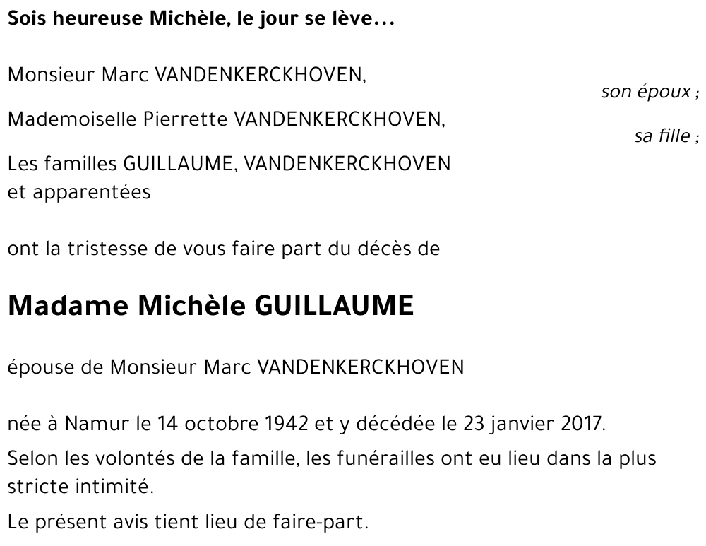 Michèle GUILLAUME