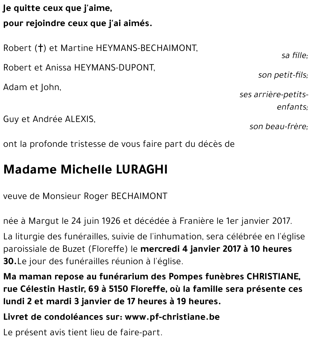 Michèle LURAGHI