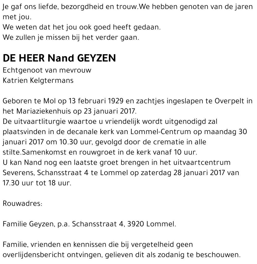 Nand Geyzen