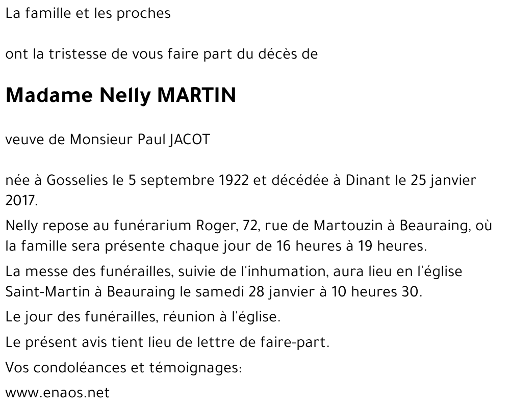 NELLY MARTIN