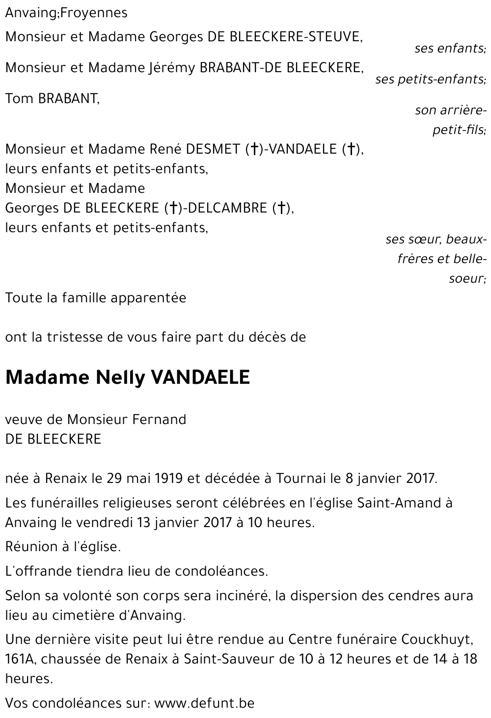 Nelly VANDAELE
