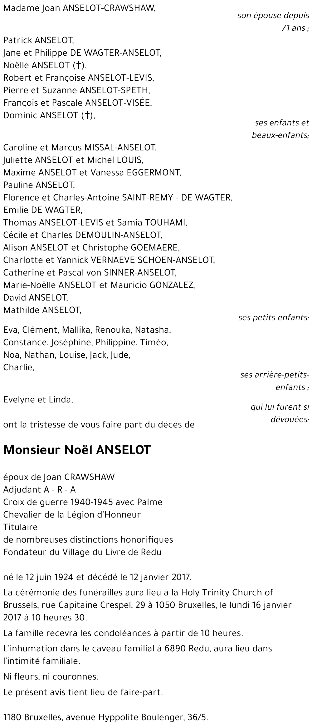 Noël ANSELOT