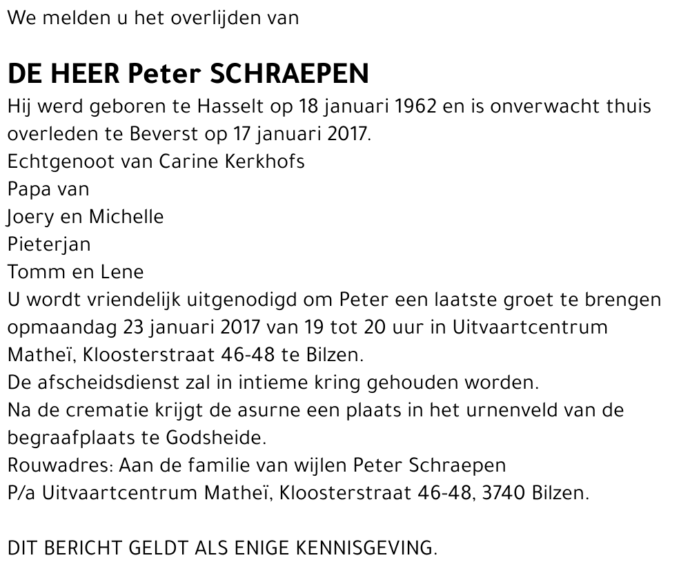 Peter Schraepen