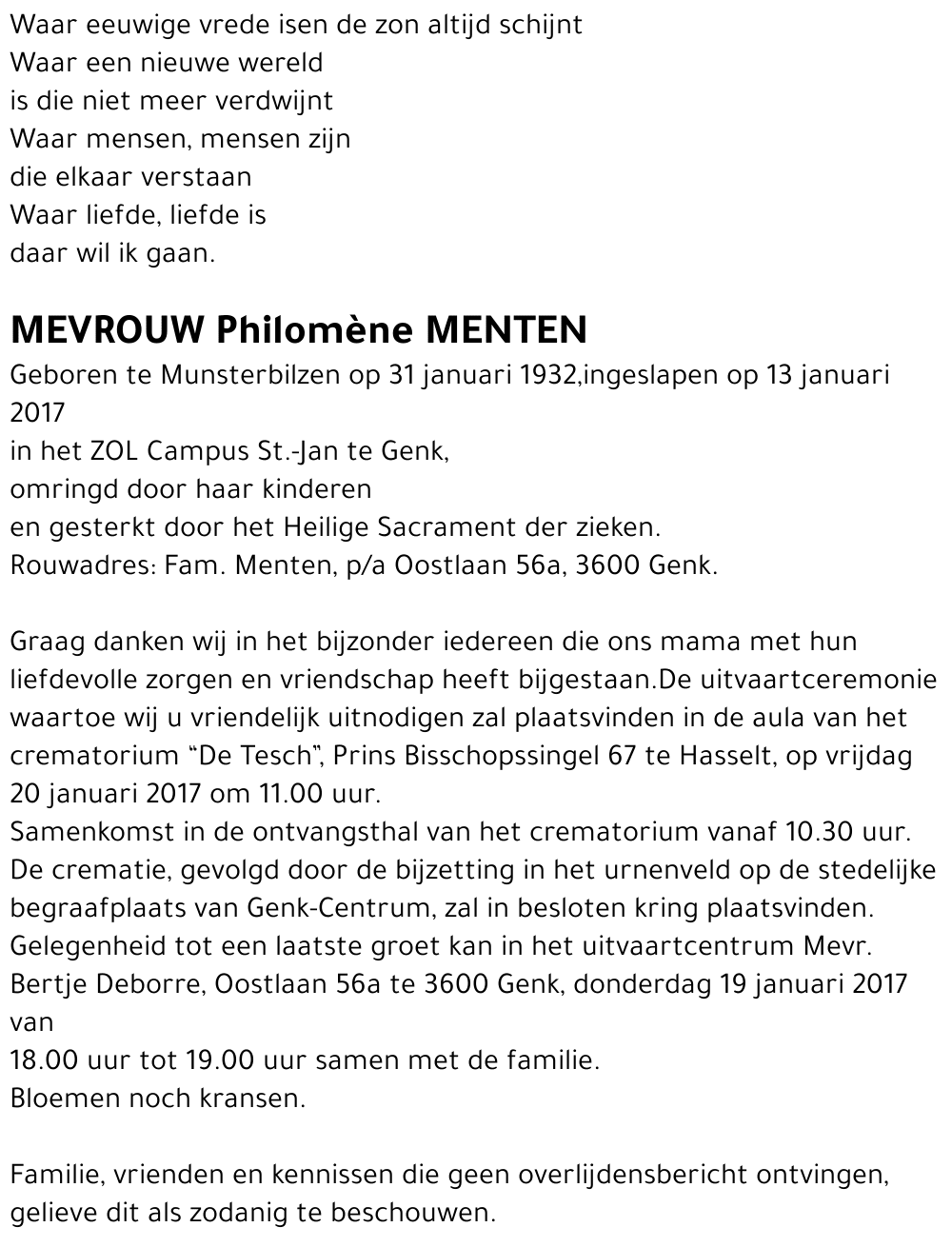 Philomène MENTEN