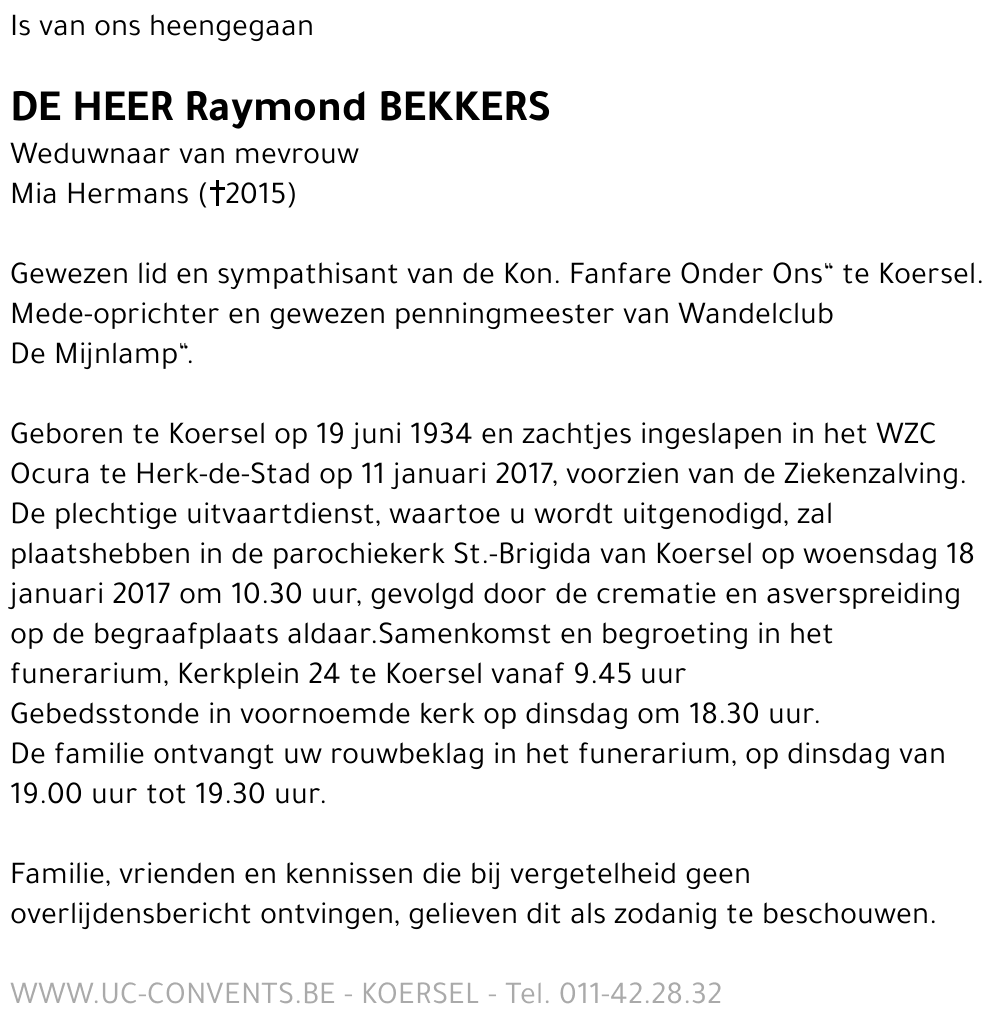 Raymond Bekkers