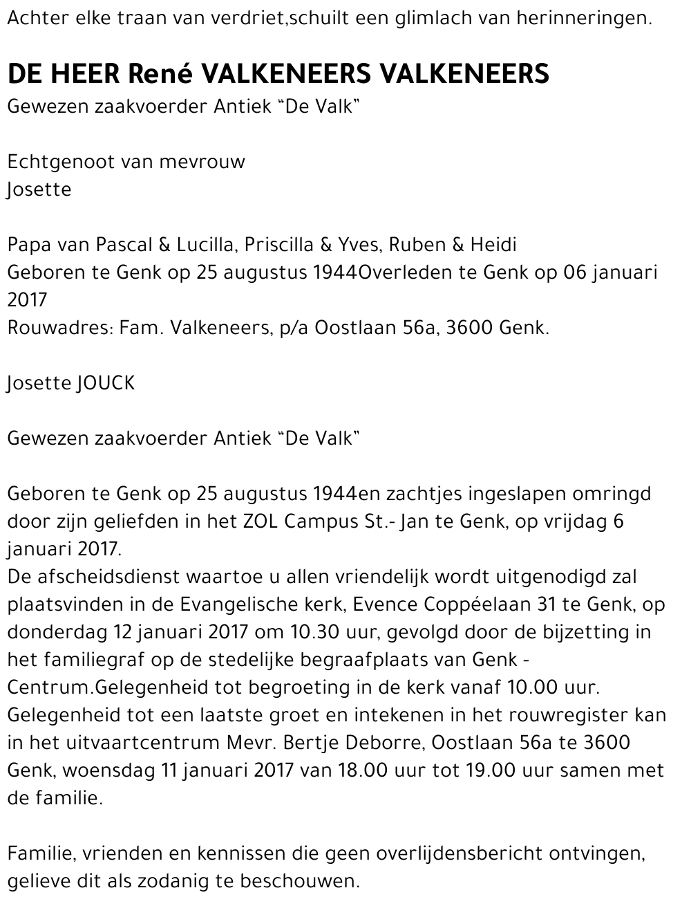 René VALKENEERS