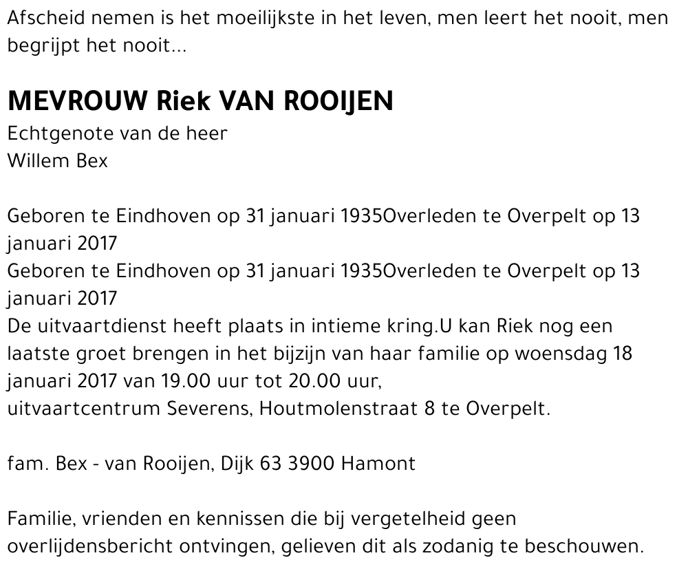 Riek van Rooijen