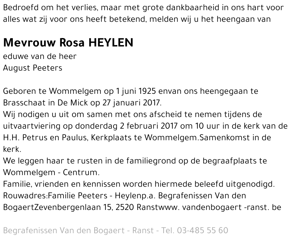 Rosa Heylen
