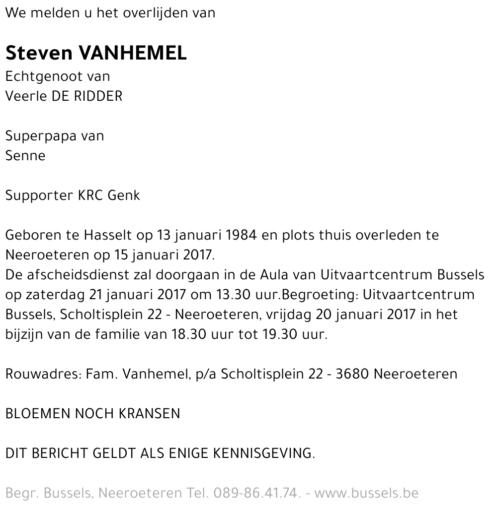 Steven VANHEMEL