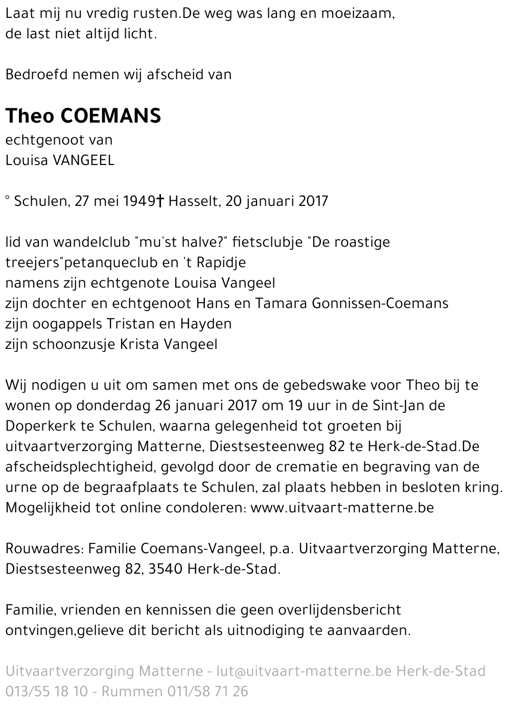 Theo Coemans