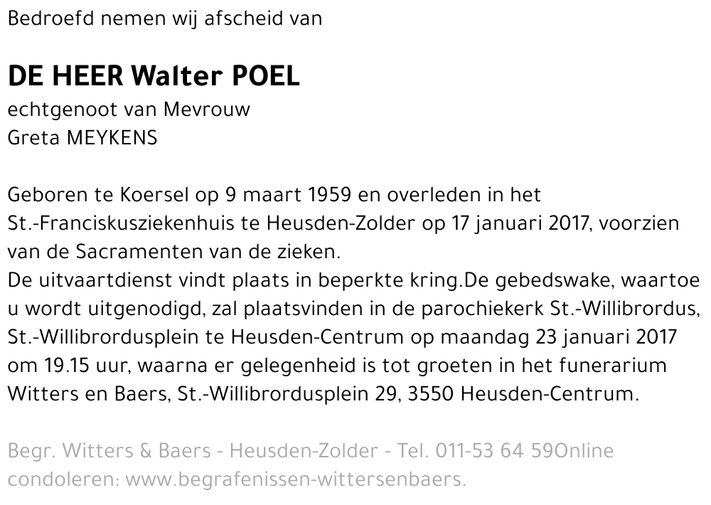Walter Poel