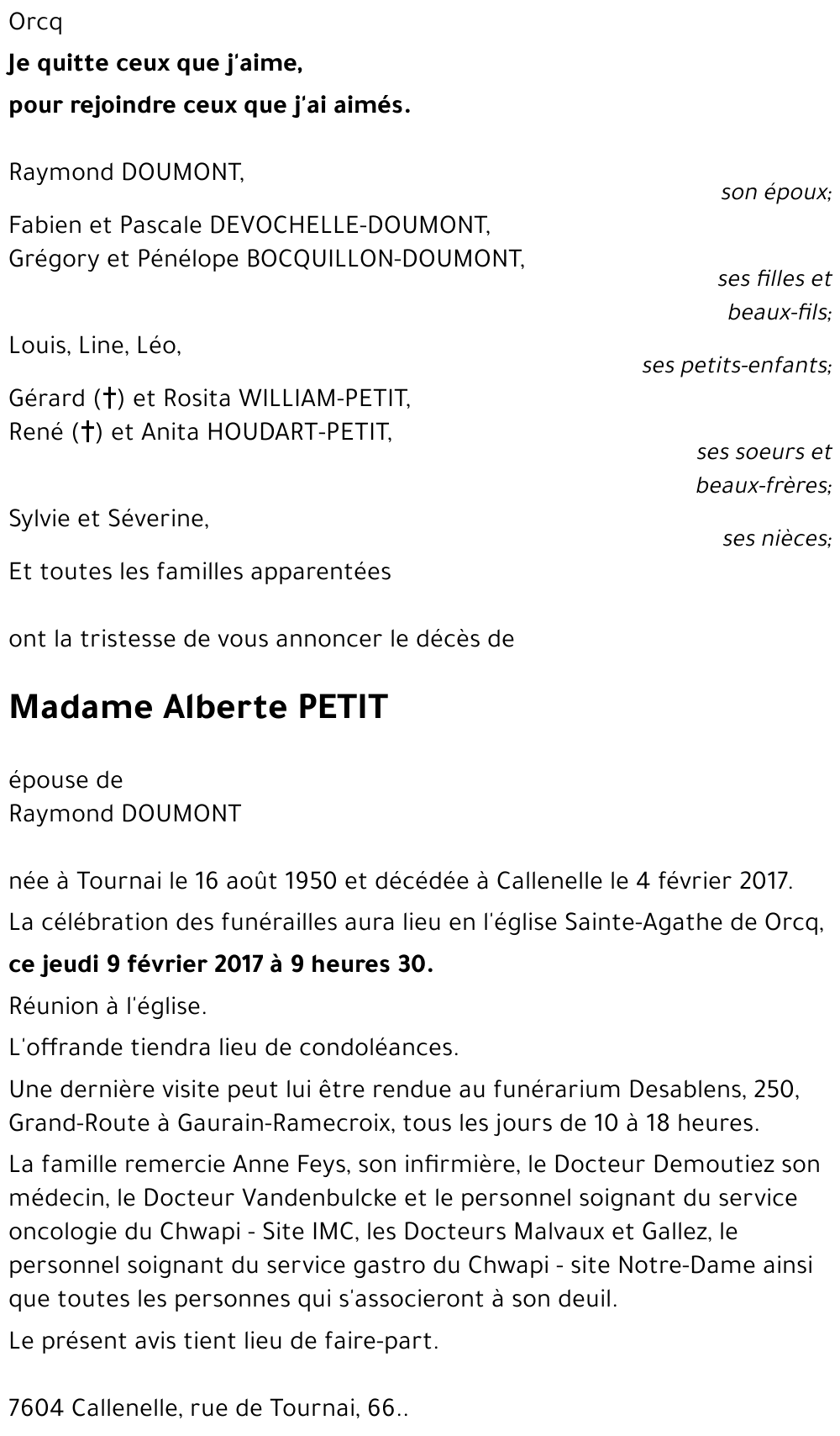 Alberte PETIT