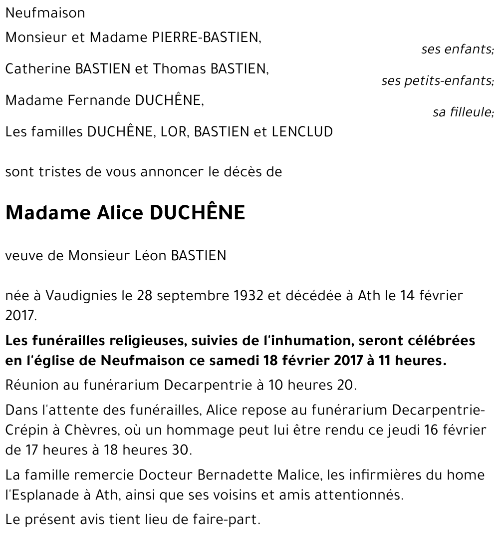 Alice Duchêne