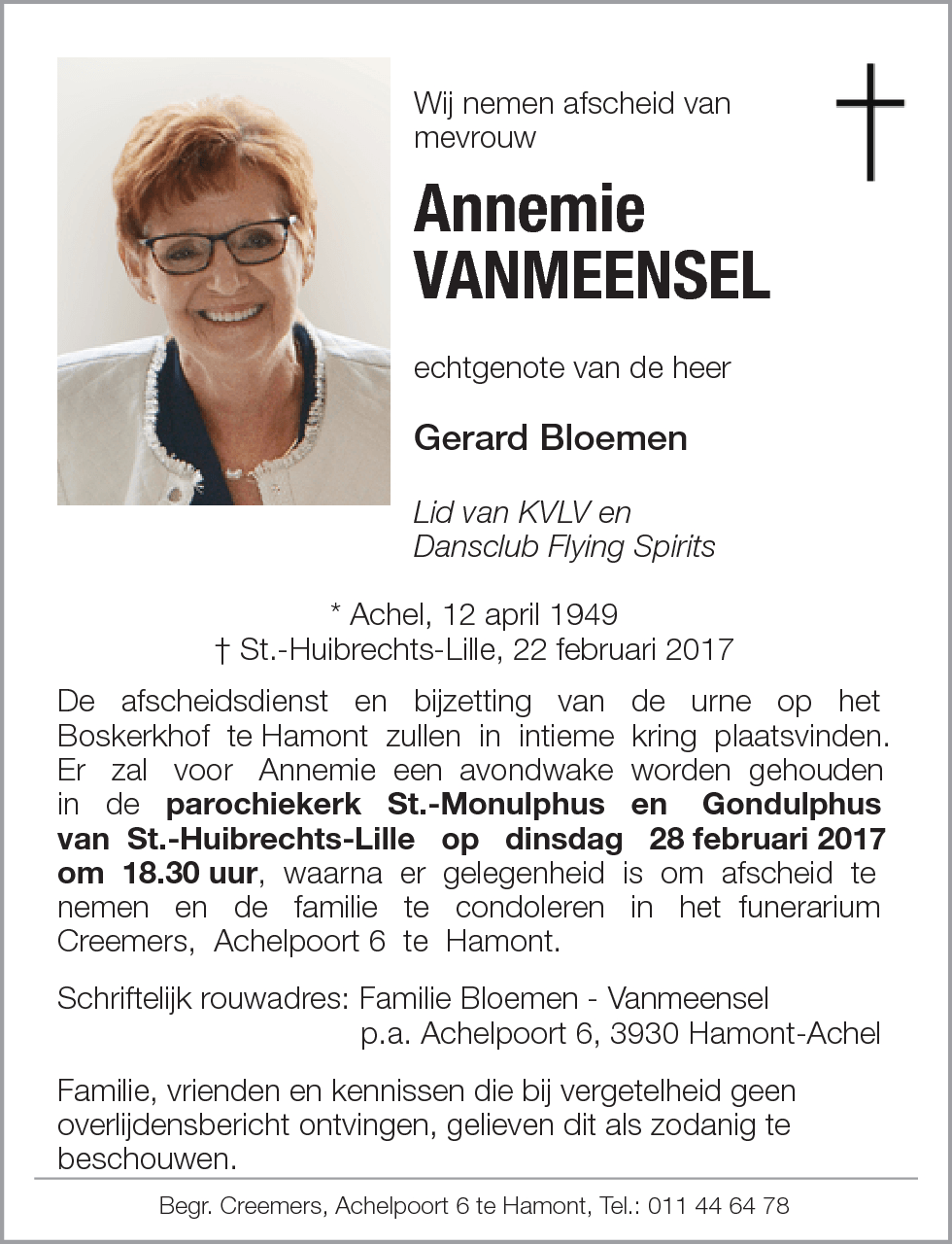 Annemie Vanmeensel