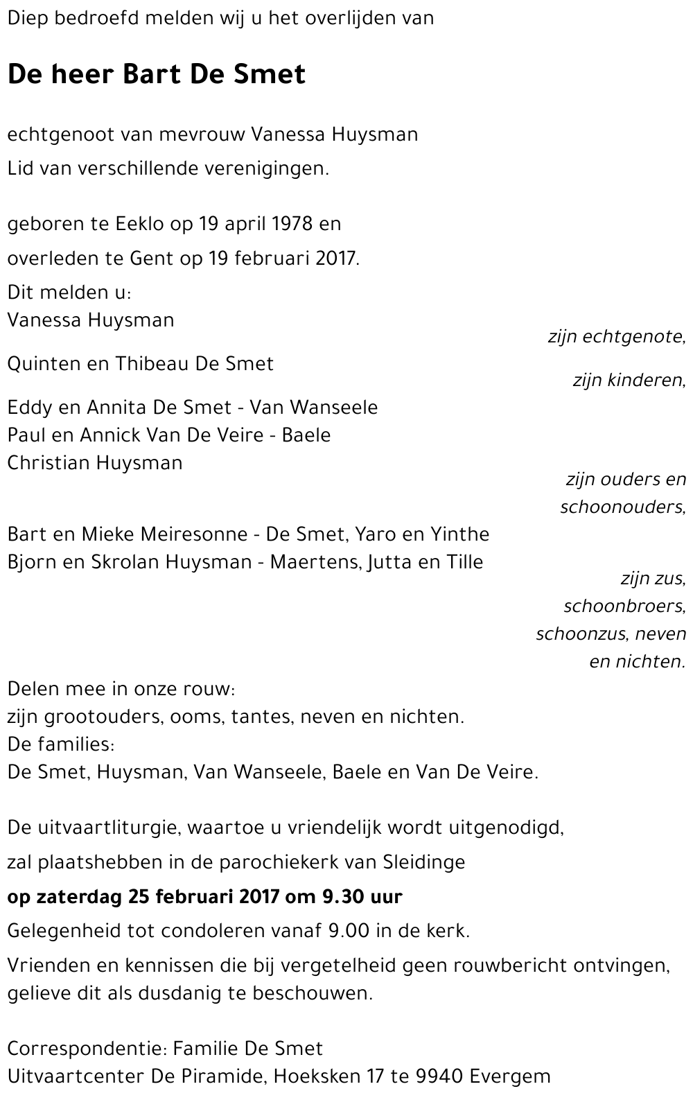 Bart De Smet