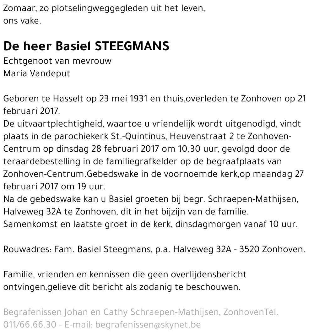 Basiel Steegmans