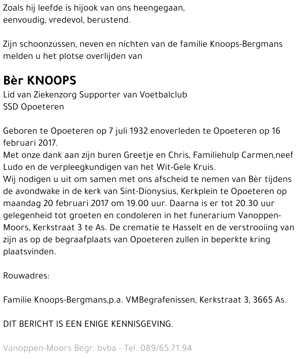 Bèr Knoops