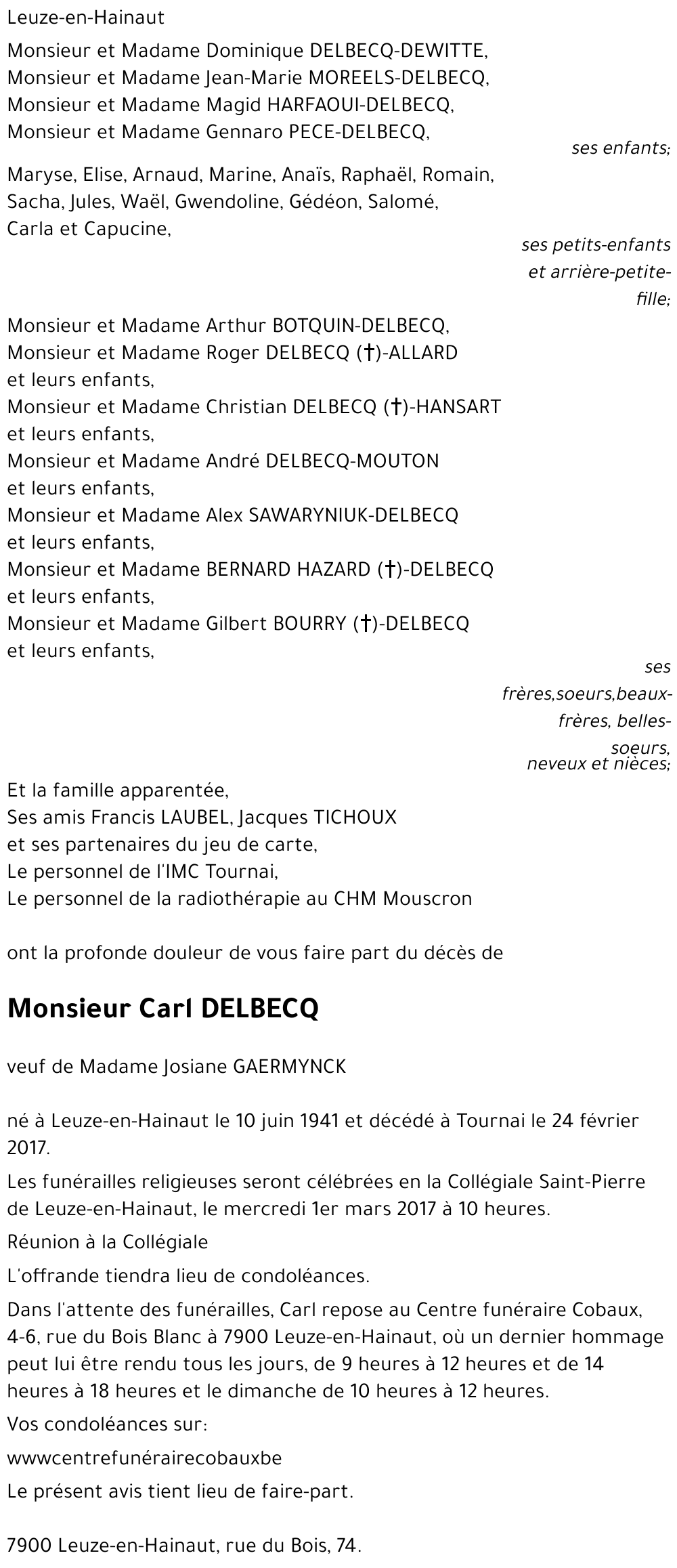 Carl Delbecq