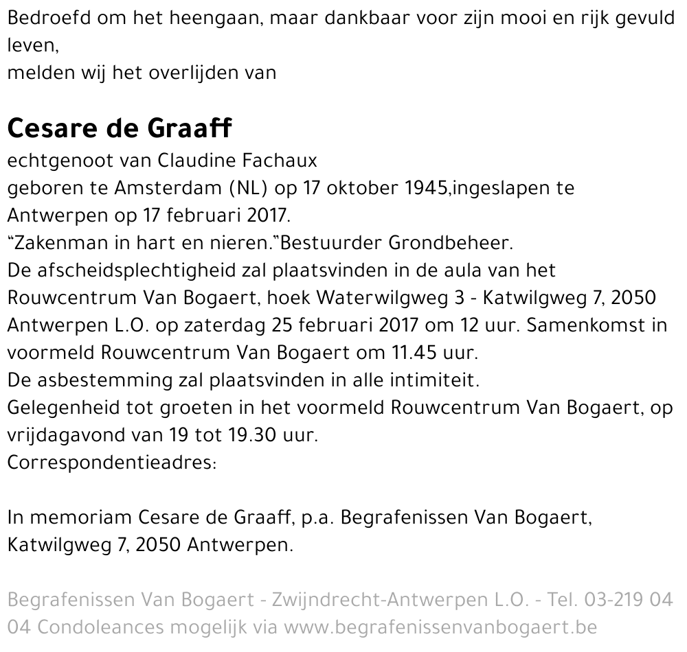 Cesare de Graaff