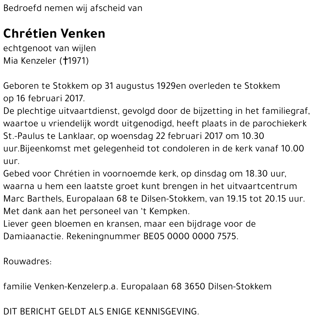 Chrétien Venken