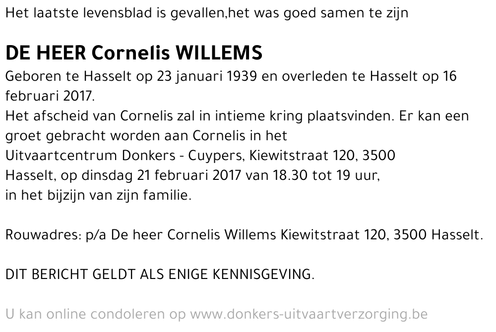 Cornelis Willems