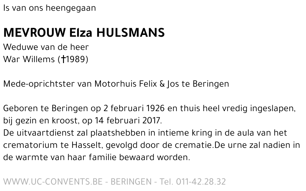 Elza Hulsmans