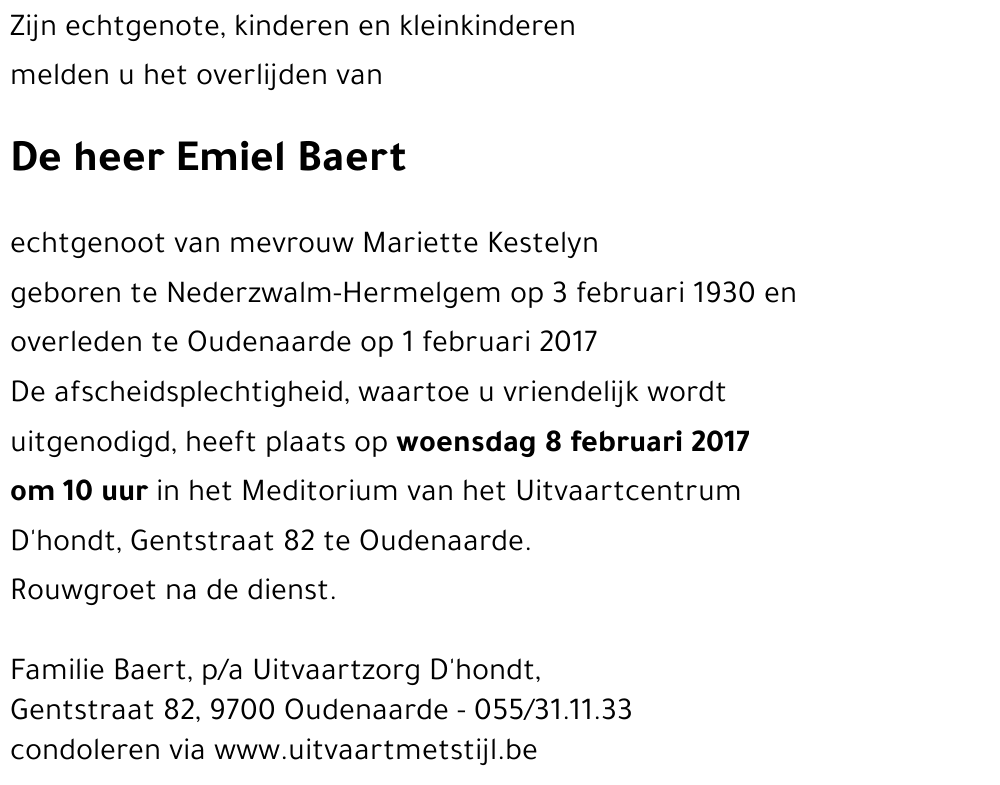 Emiel Baert