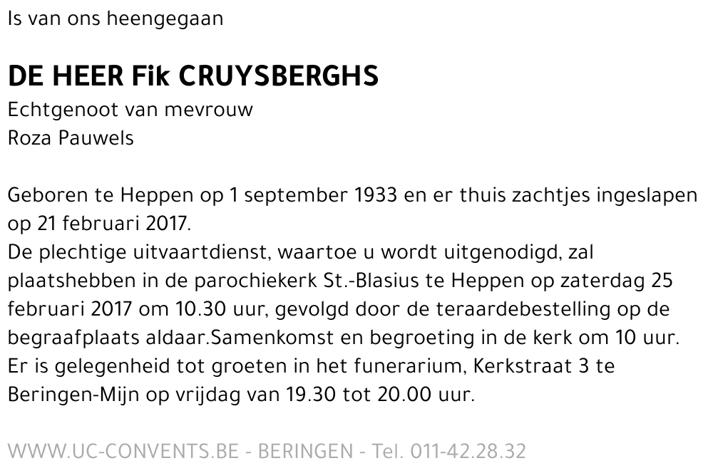 Fik Cruysberghs