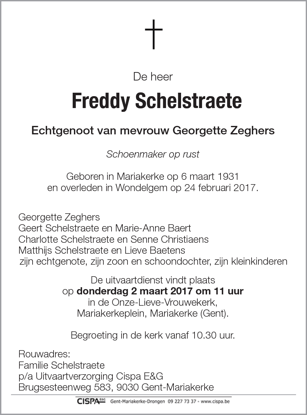 Freddy Schelstraete