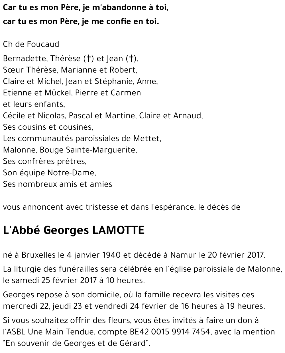 Georges LAMOTTE