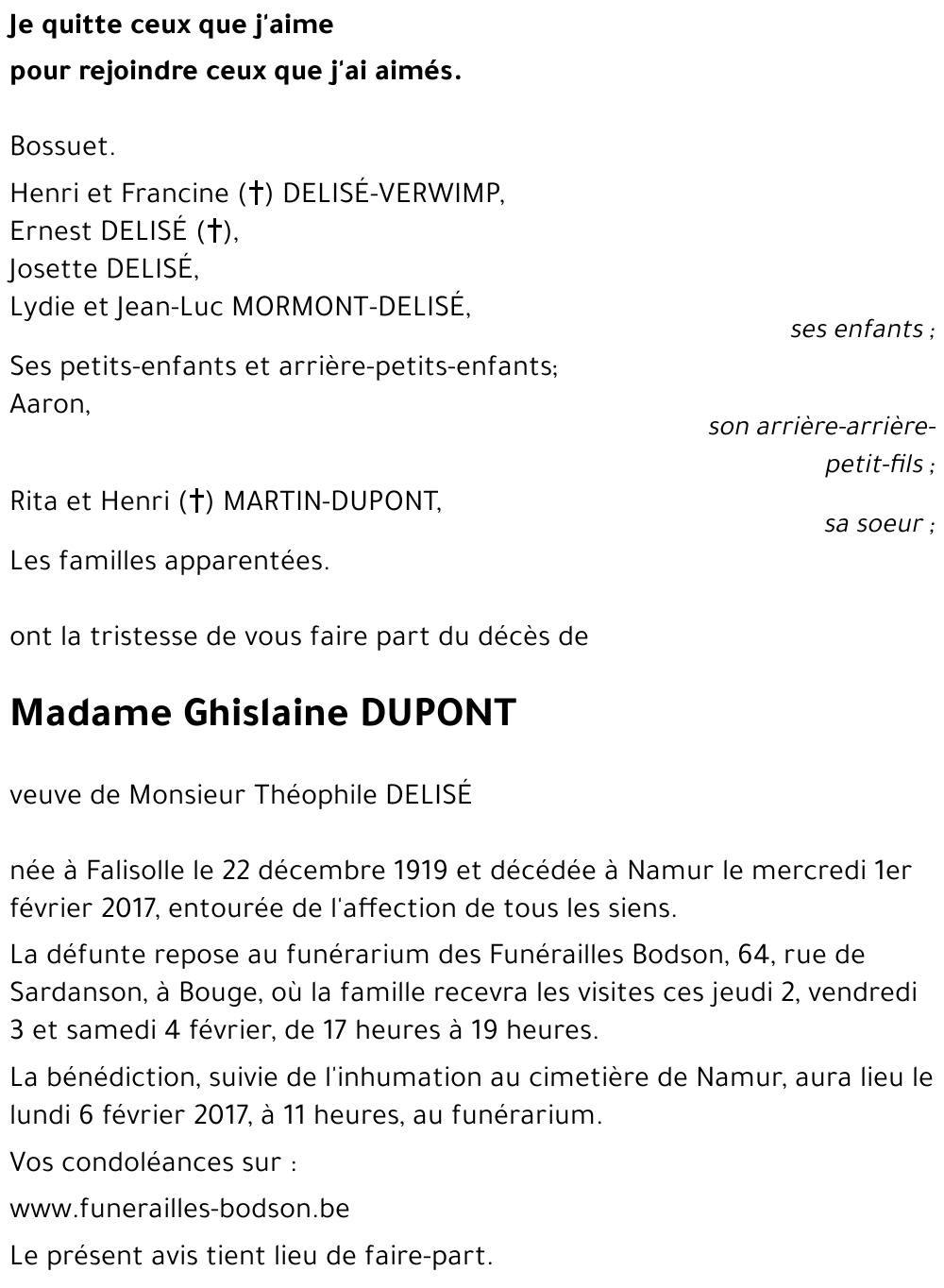 Ghislaine DUPONT
