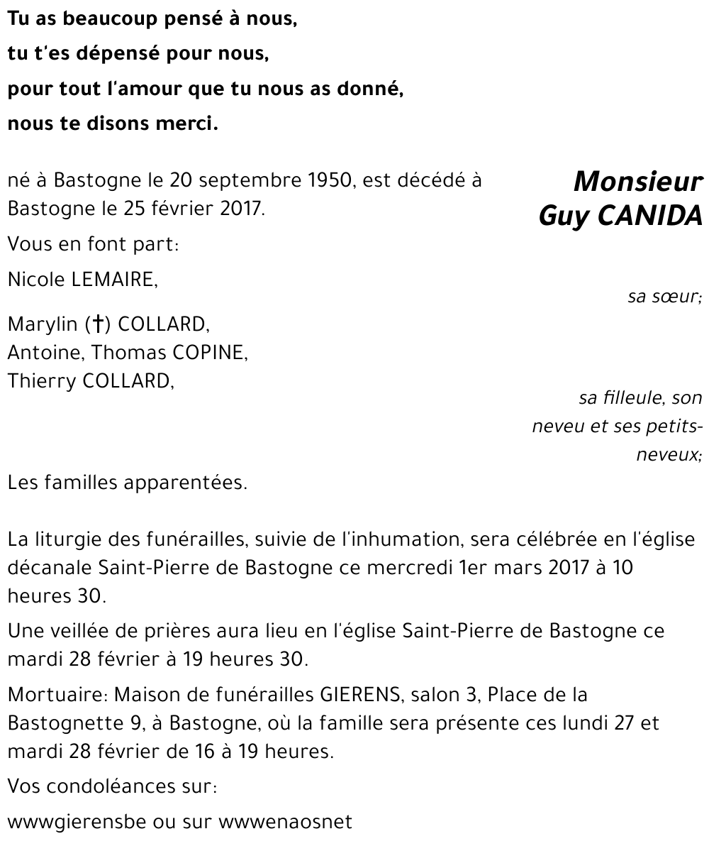 Guy CANIDA