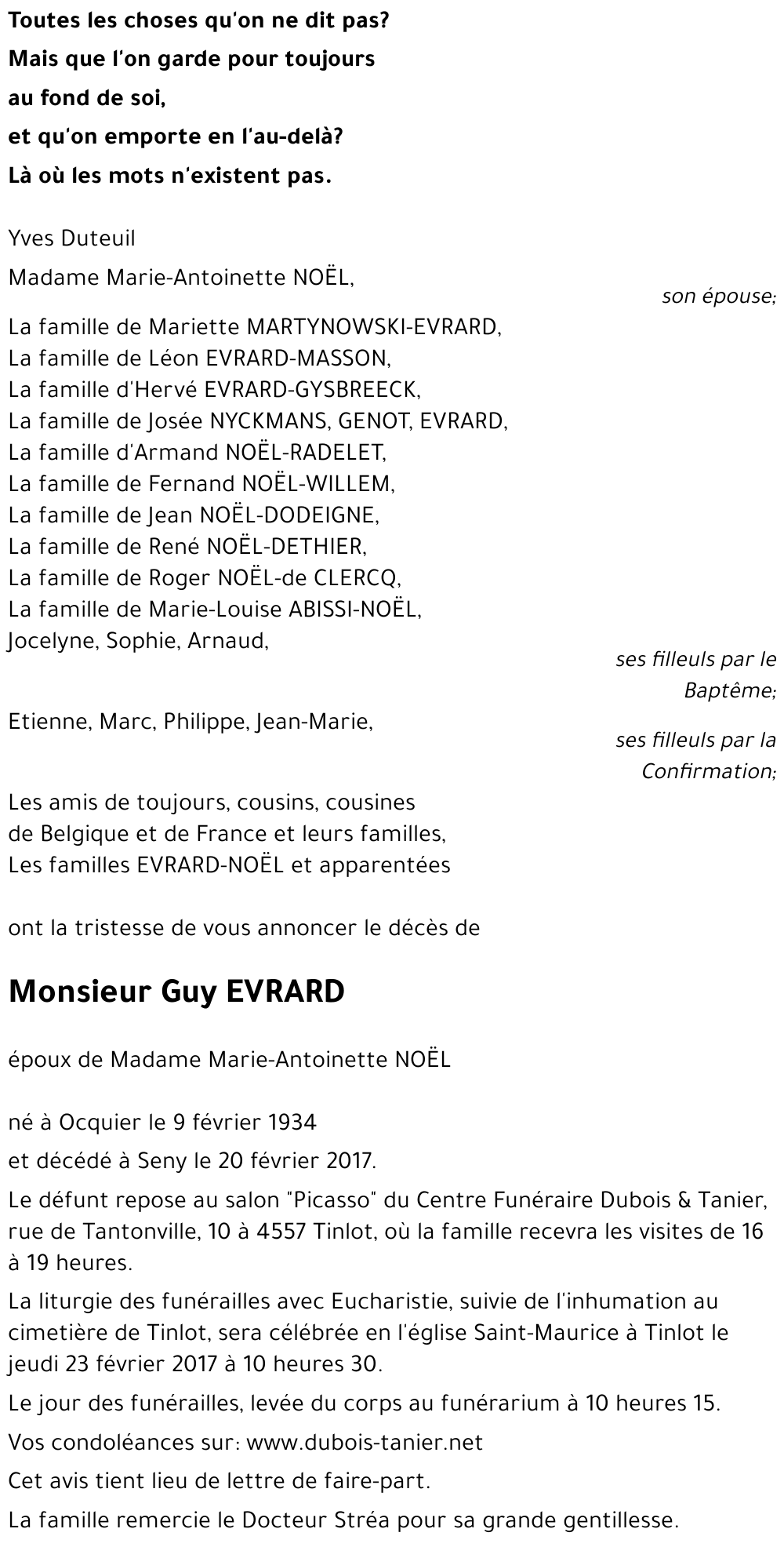 Guy EVRARD