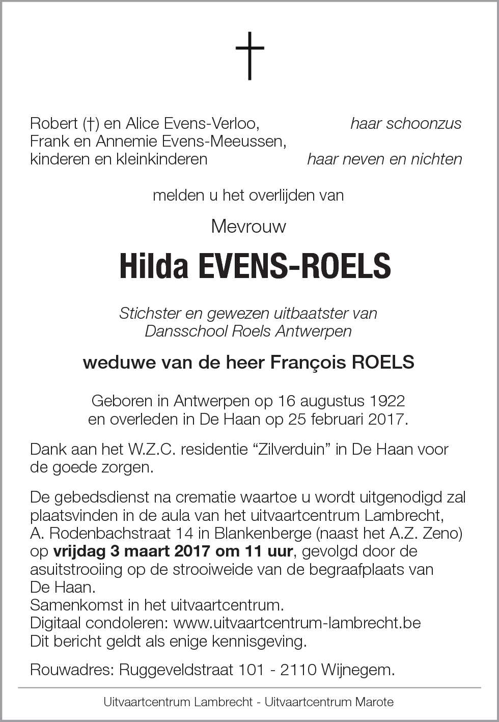 Hilda Evens-Roels