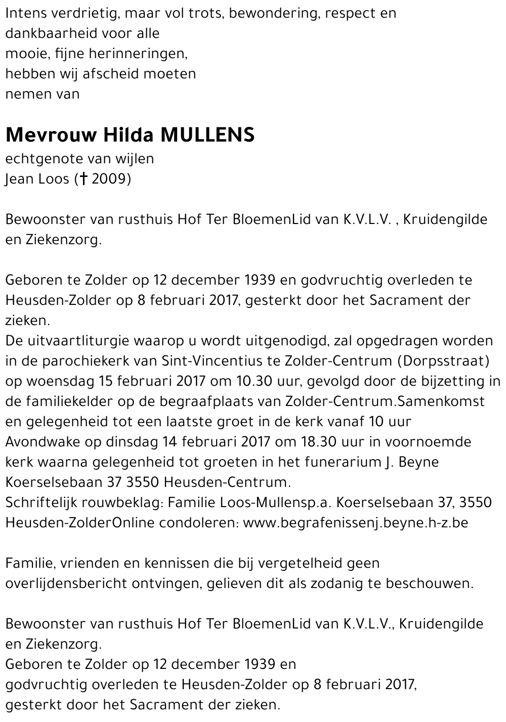 Hilda Mullens