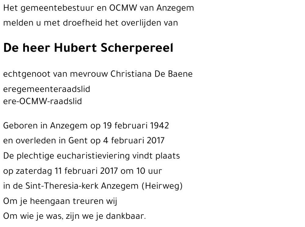 Hubert Scherpereel