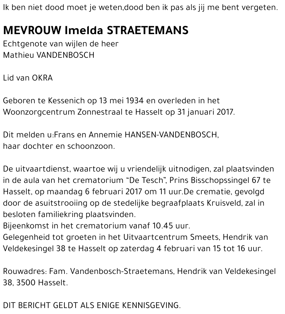 Imelda Straetemans
