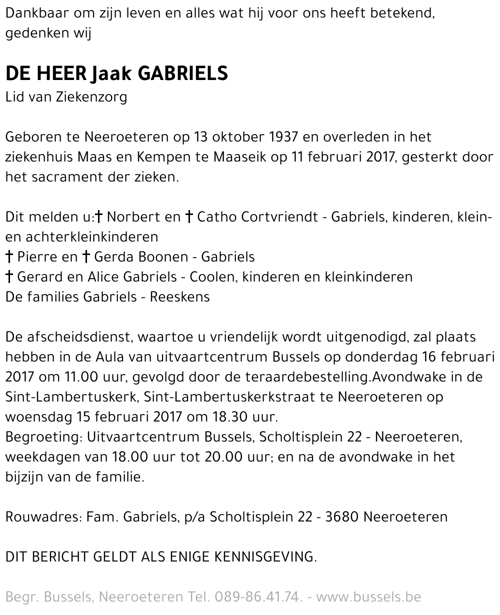 Jaak GABRIELS