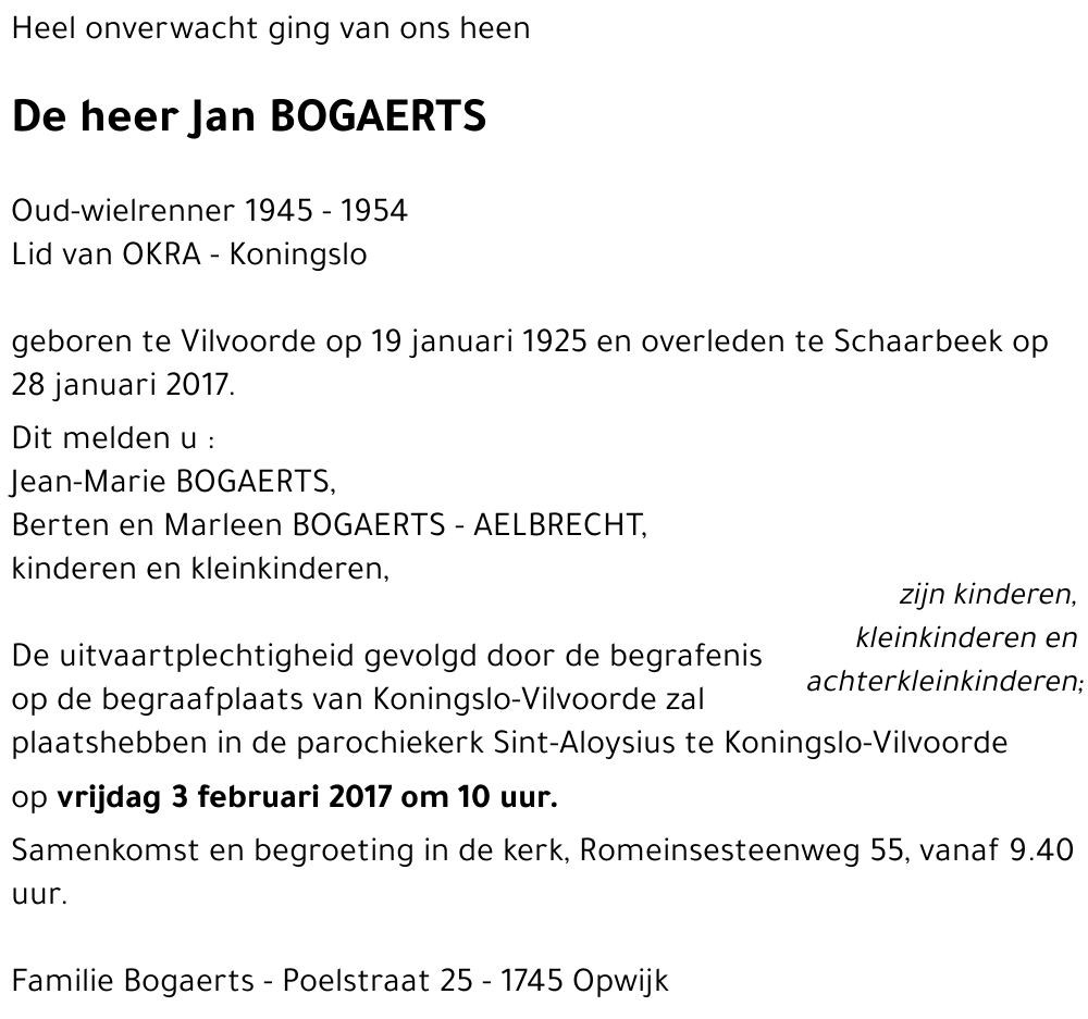 Jan Bogaerts