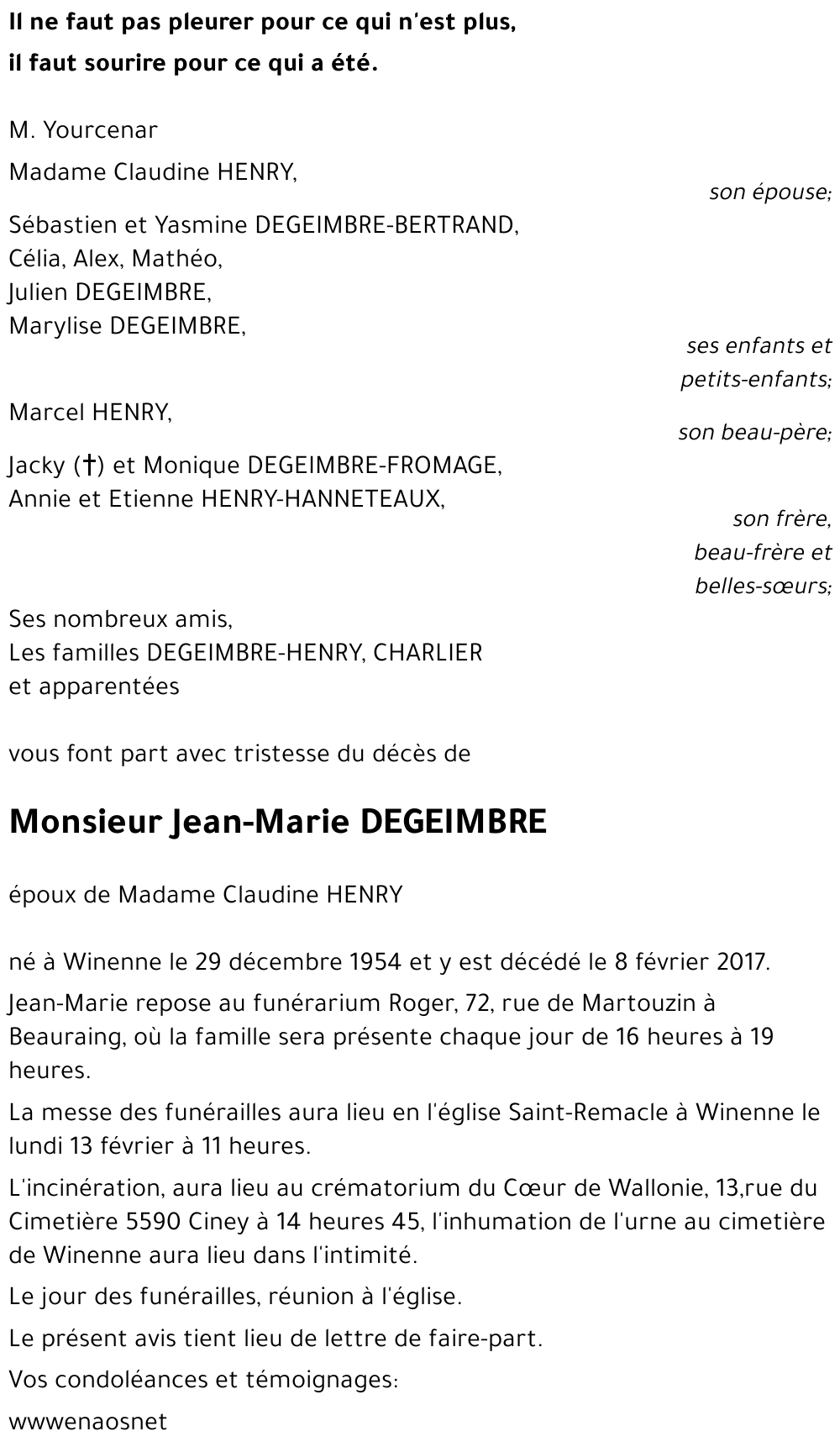 Jean-Marie DEGEIMBRE