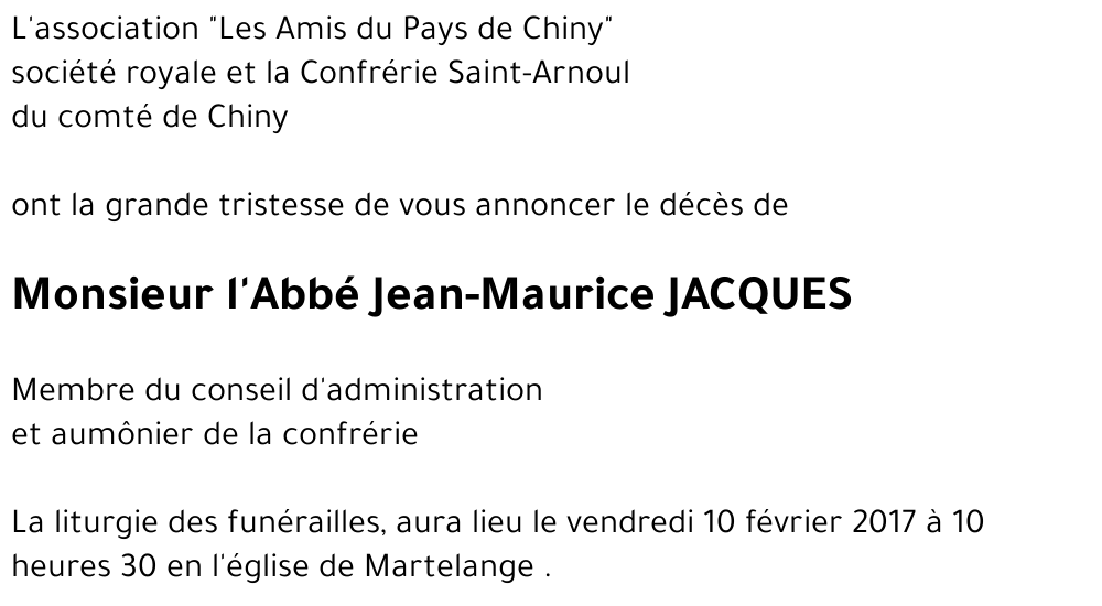 Jean-Maurice JACQUES