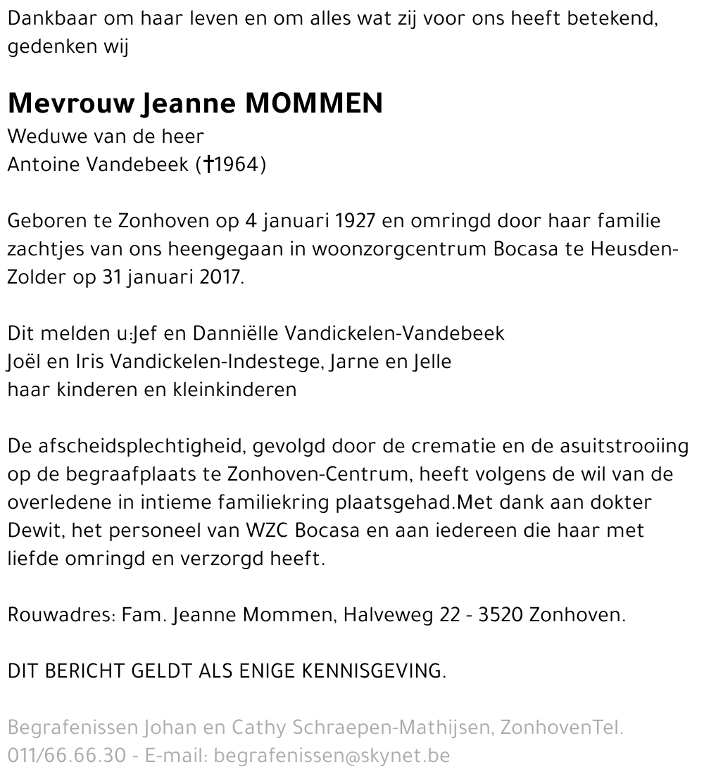 Jeanne Mommen