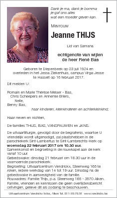 Jeanne Thijs