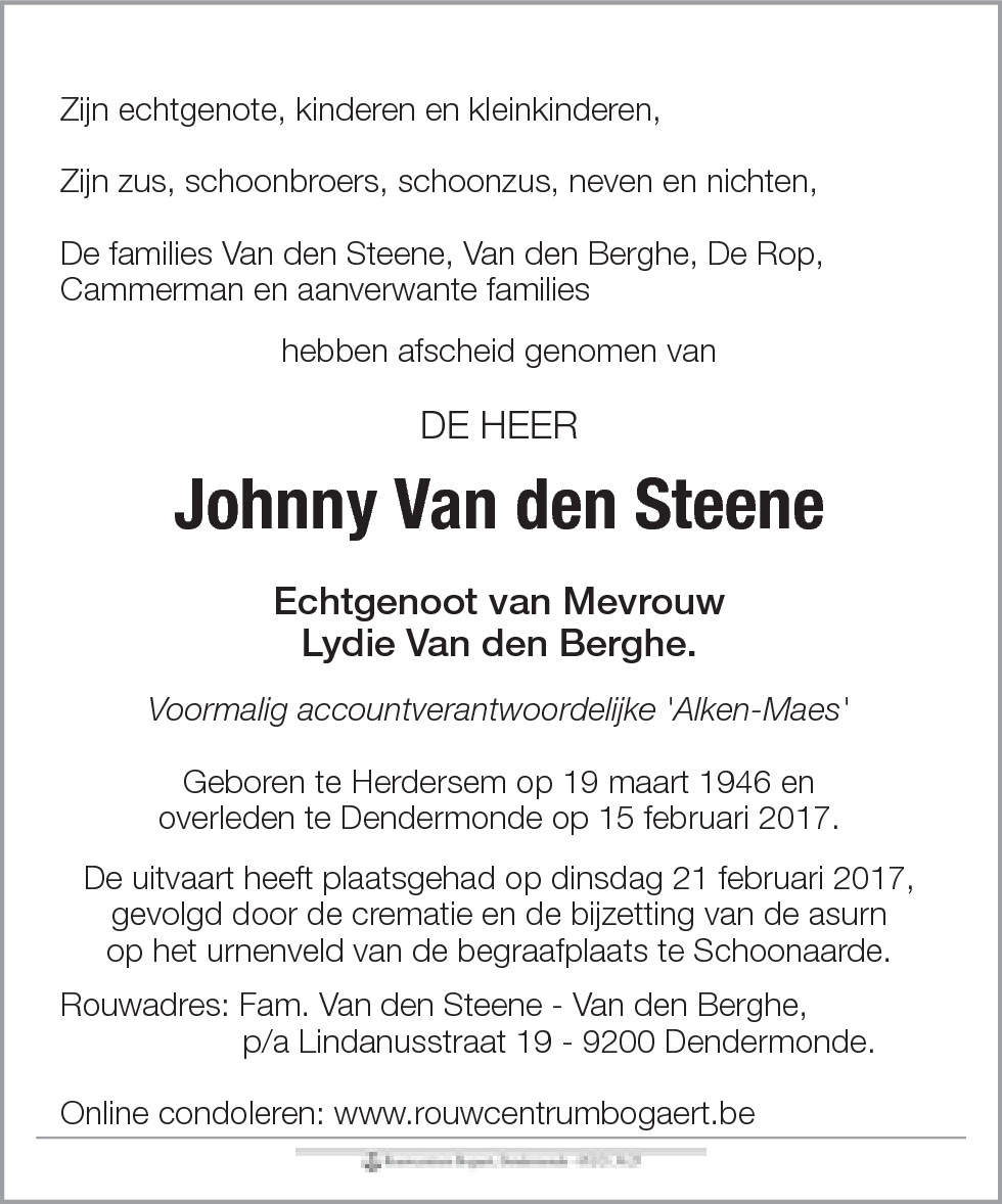 Johnny Van den Steene