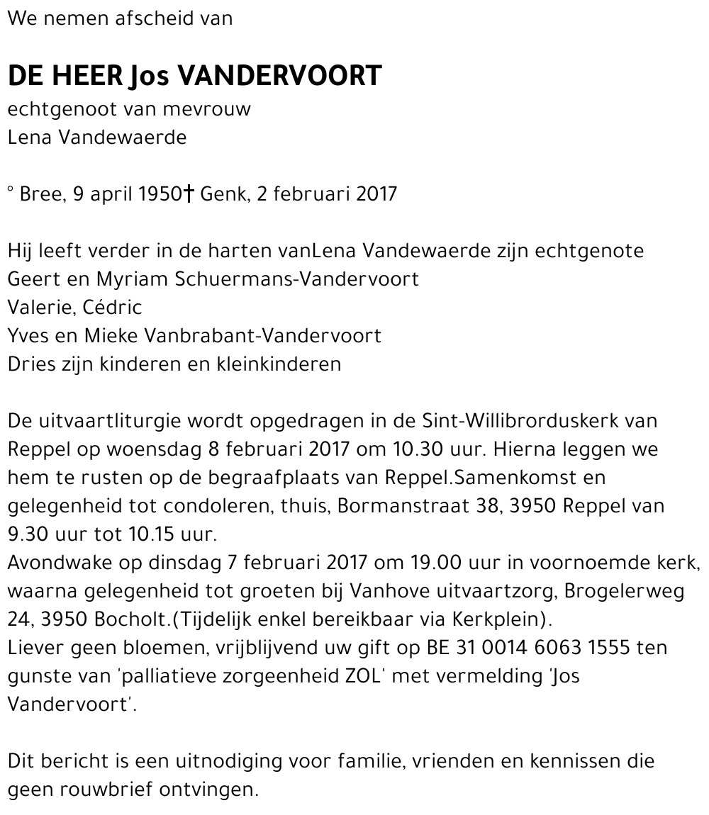 Jos Vandervoort