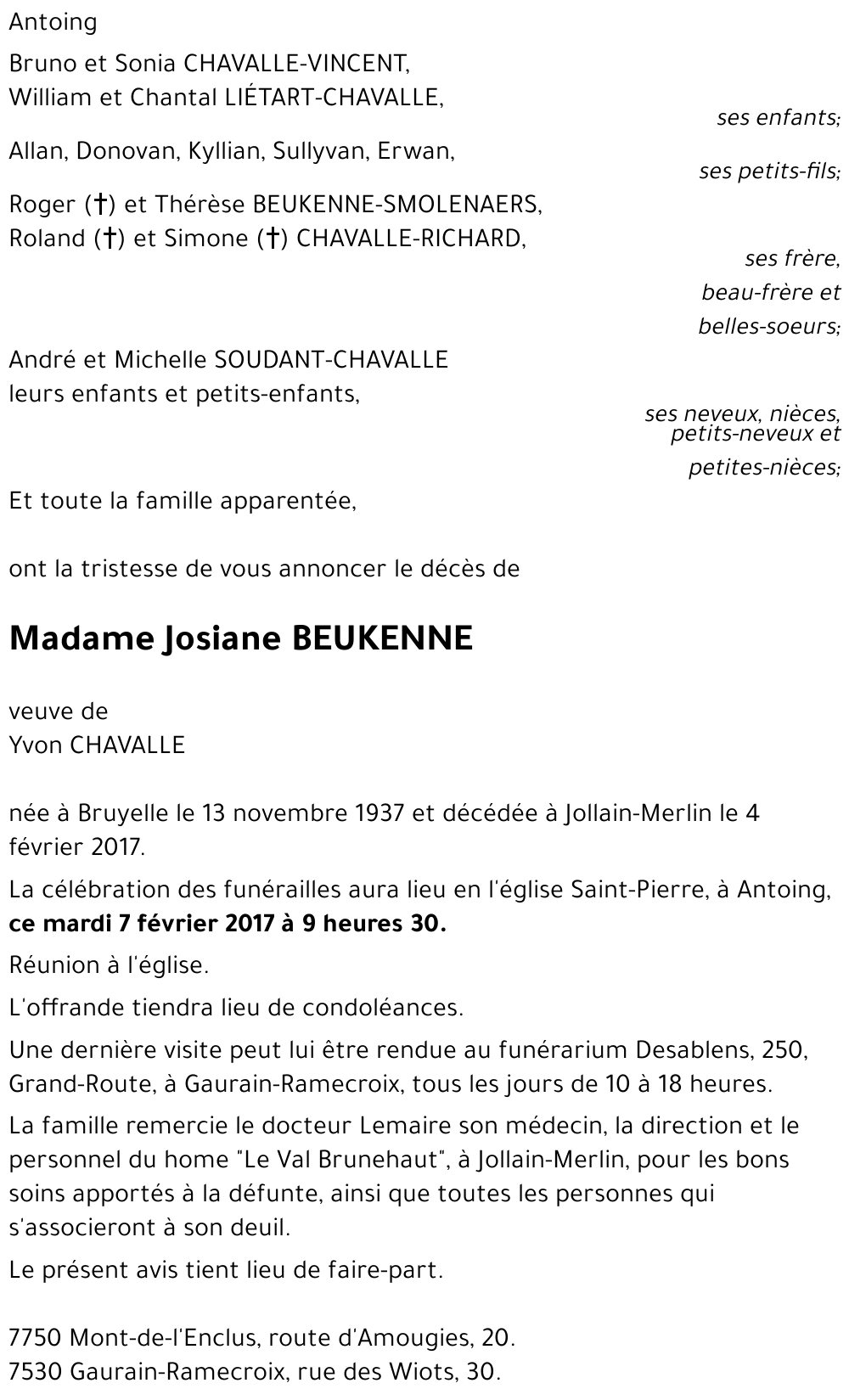 Josiane BEUKENNE