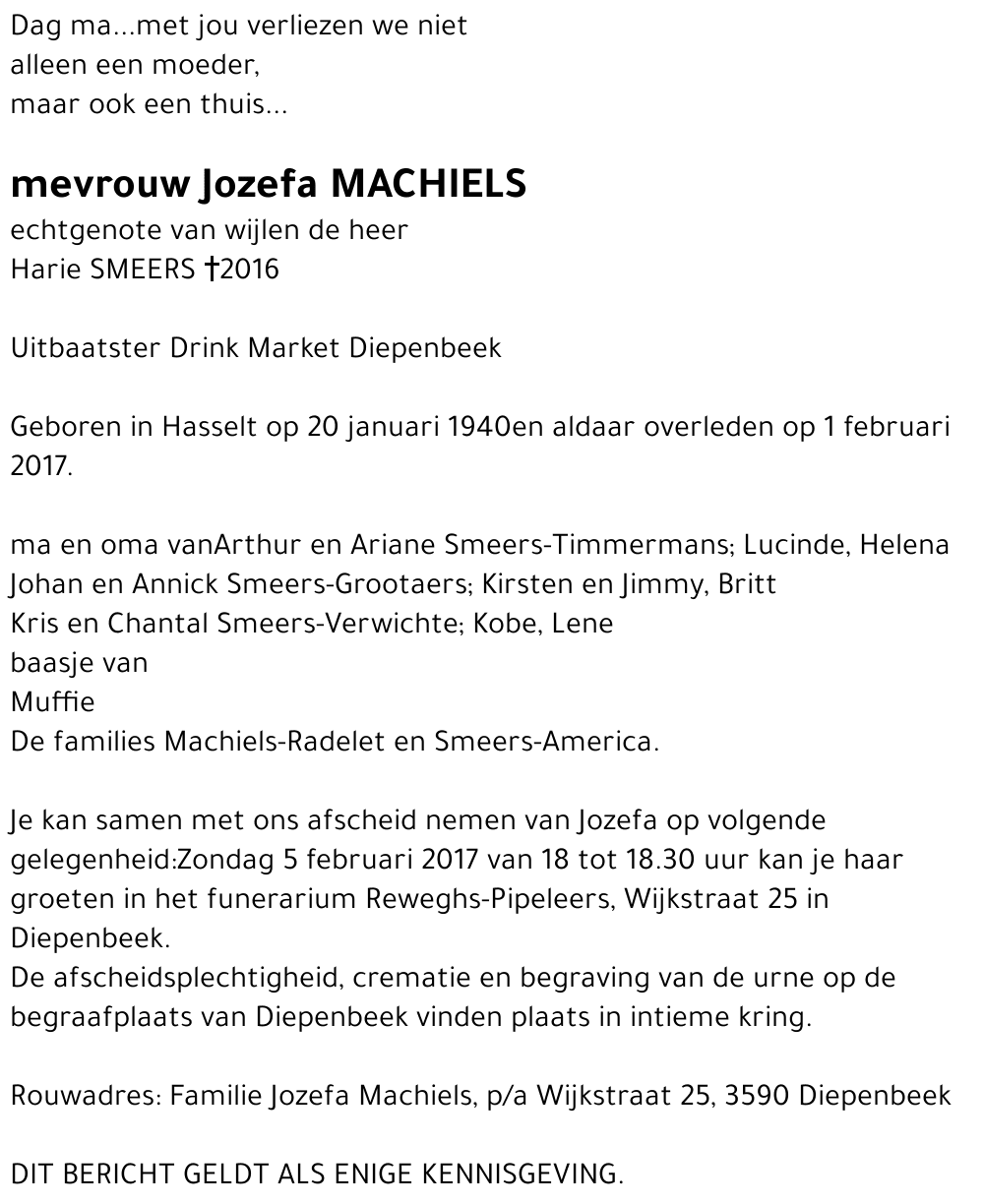 Jozefa Machiels