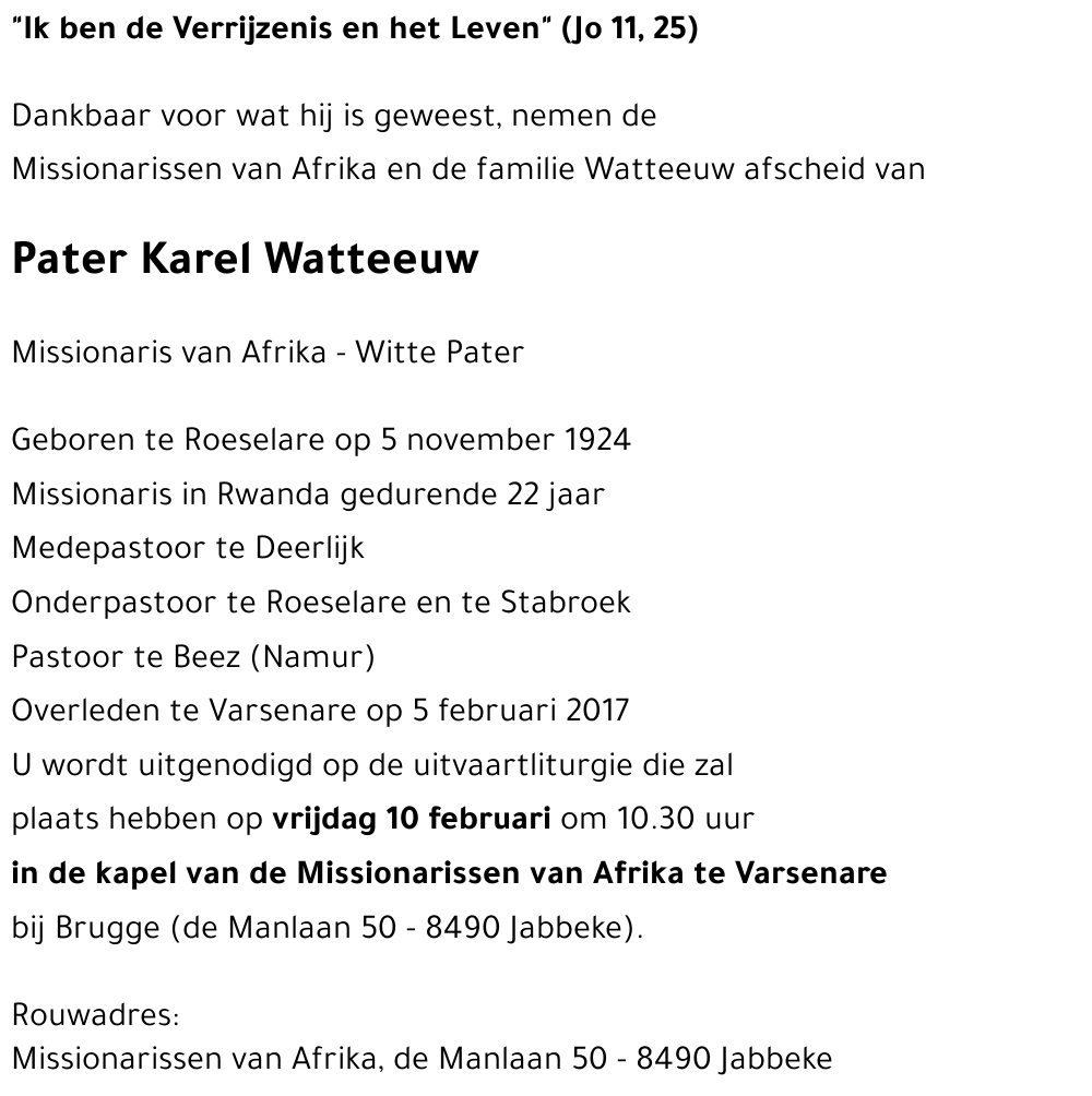 Karel Watteeuw